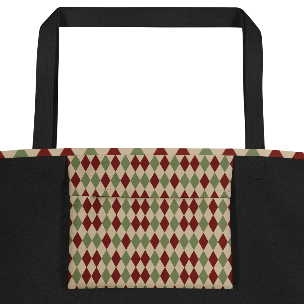 Harlequin Christmas Tote Bag product image (2)