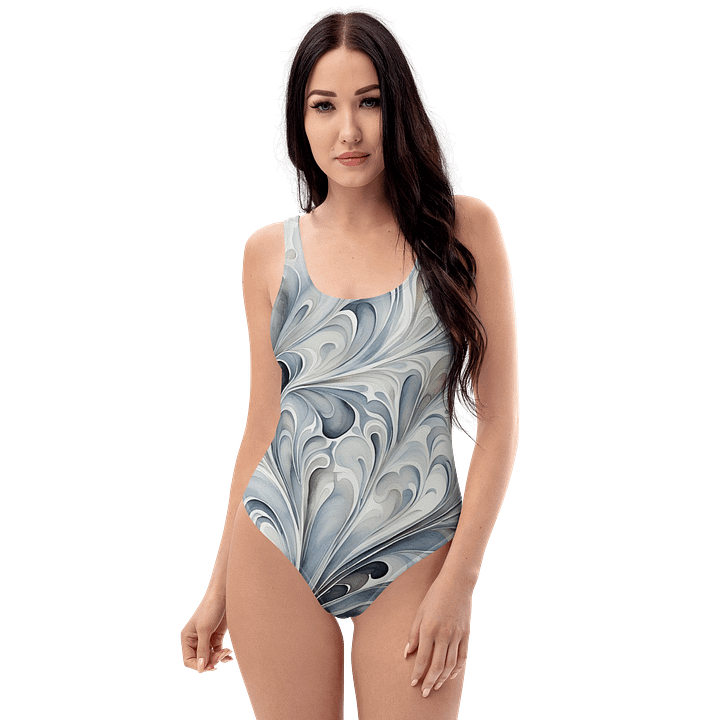 Gray Fractals Swimsuit product image (1)