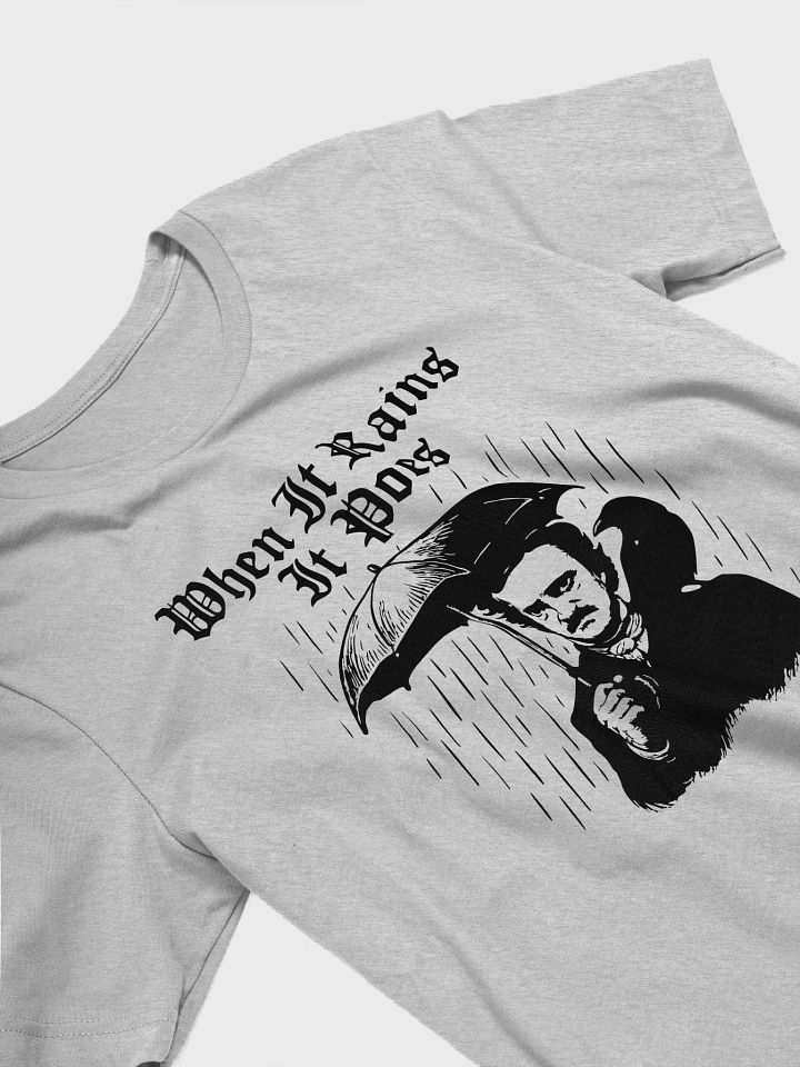 Edgar Allan Poe Shirt - When It Rains It Poes product image (2)