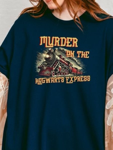 Hogwarts Express Funny Vintage Pulp Mystery Harry Potter Shirt product image (6)