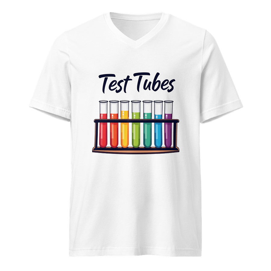 Rainbow Chemistry Test Tube T-Shirt product image (1)