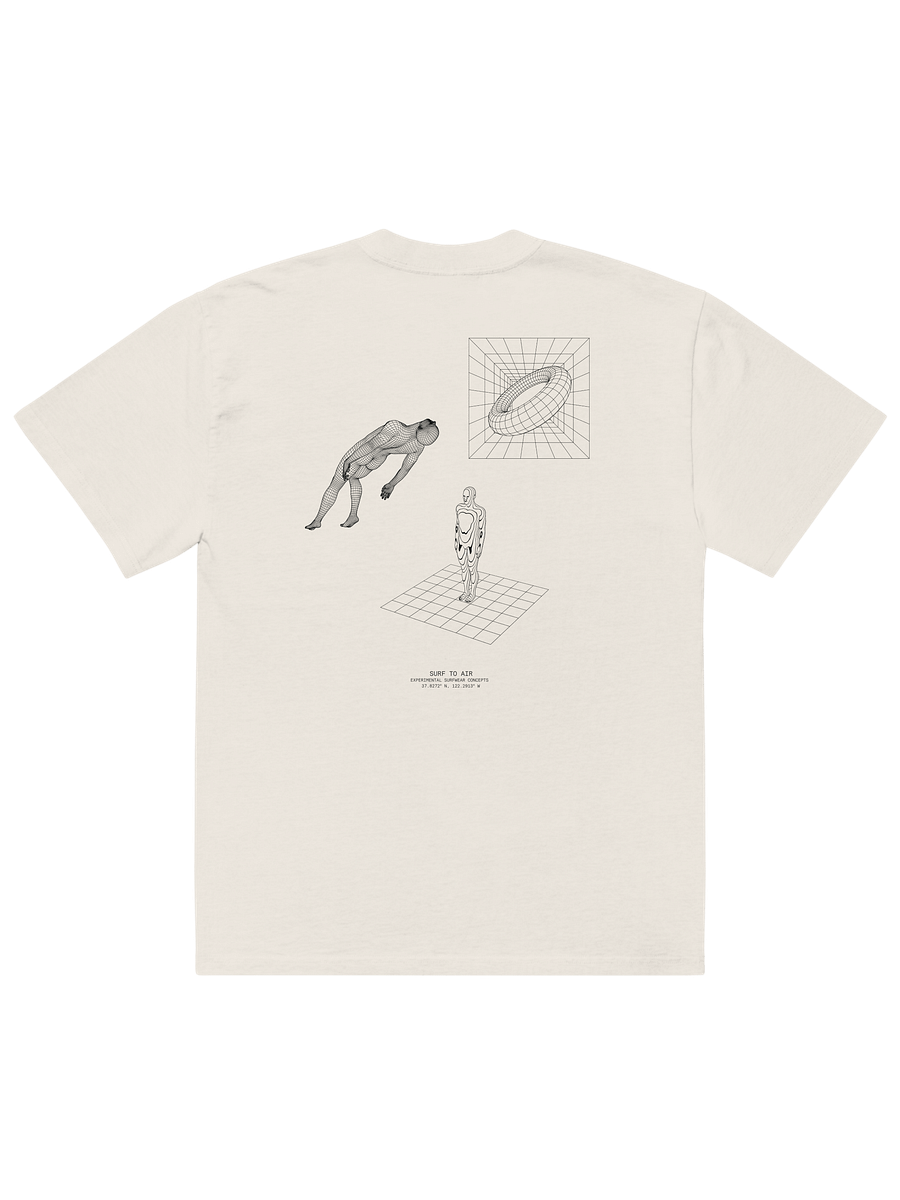 Ascend | Oversized Tee (Bone) product image (3)