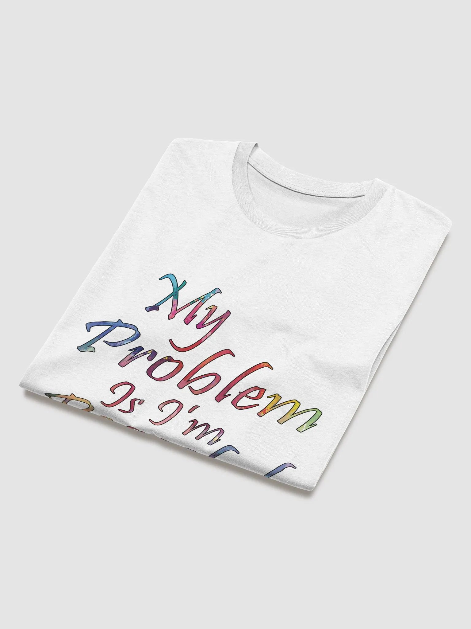 My Problem Is I'm Peaceful - Stanley/Stella Organic Cotton T-Shirt product image (3)
