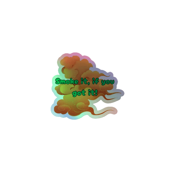 smoke holo sticker product image (1)