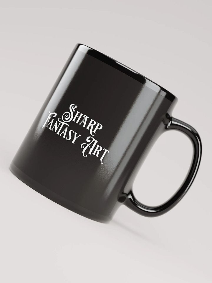 Stardust Bunny Moth - SFA Black Glossy Mug product image (2)