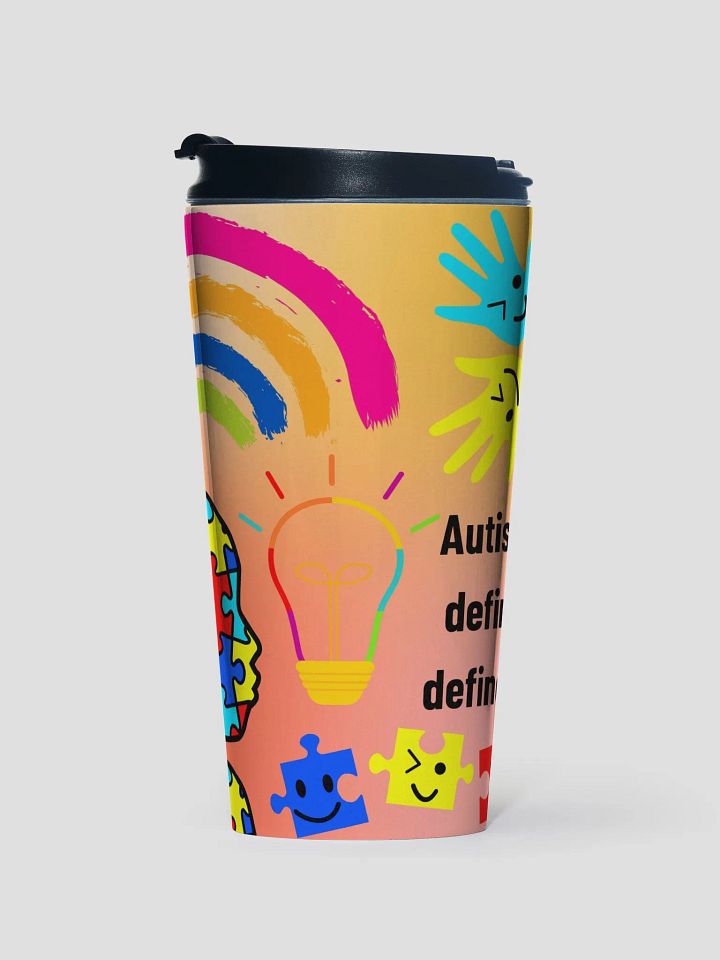 Rainbow Puzzle Stainless Steel Travel Mug product image (1)