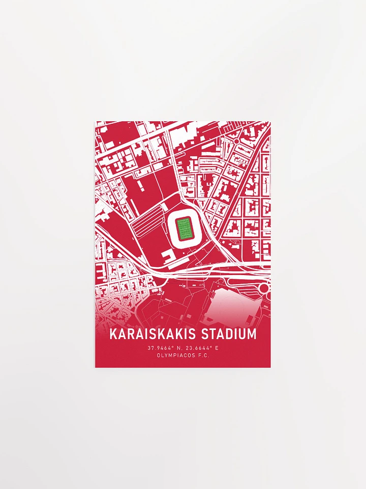Olympiacos Stadium Map Design Poster product image (2)