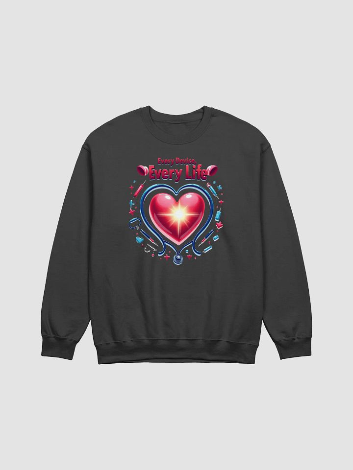 Heartbeat of Care Crewneck Sweatshirt product image (1)