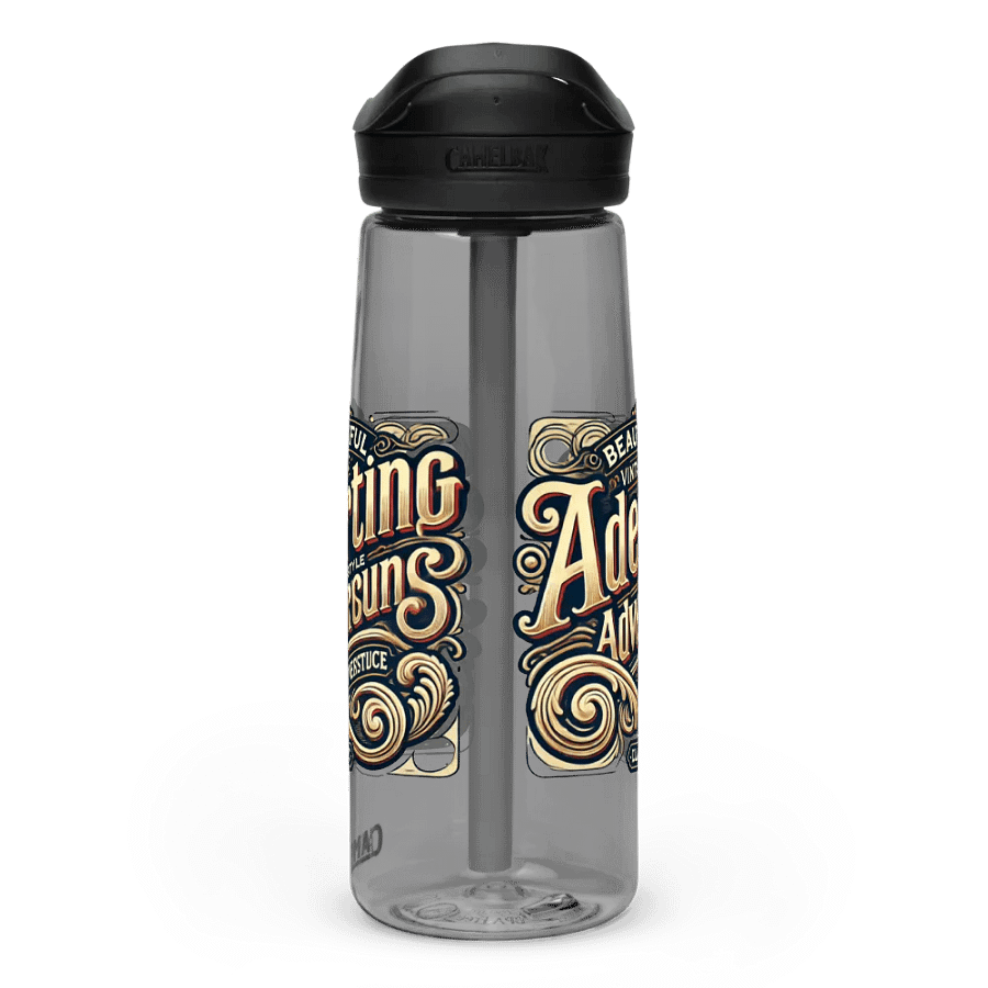 Vintage-Style Ornate Water Bottle Ad product image (3)