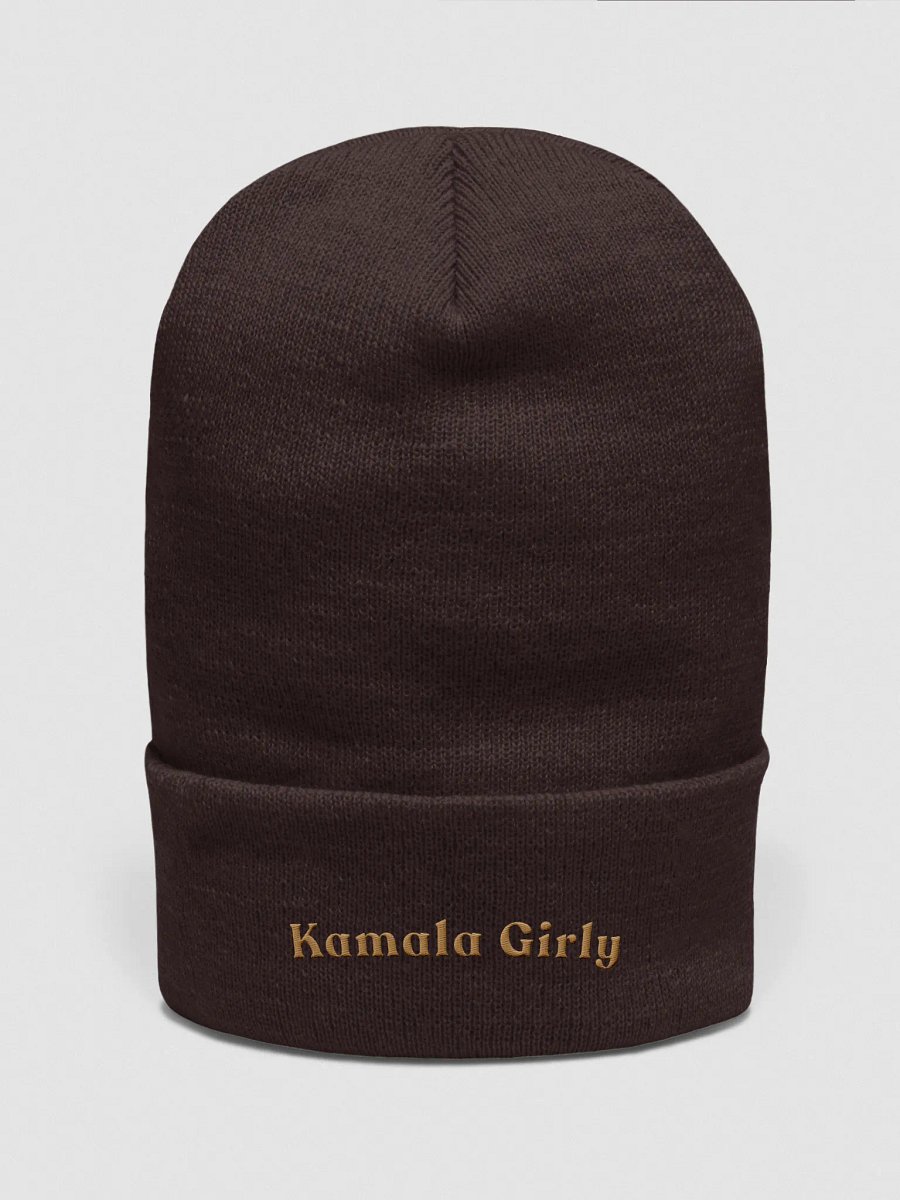Kamala Girly Embroidered Beanie (Dark Font) product image (1)