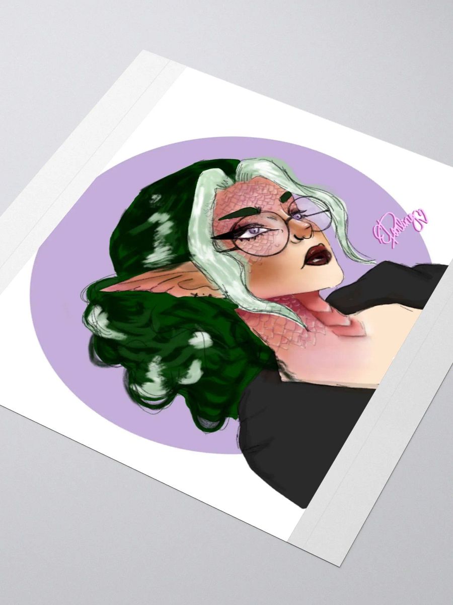 (echos art ) serpent inspired girlie sticker product image (11)