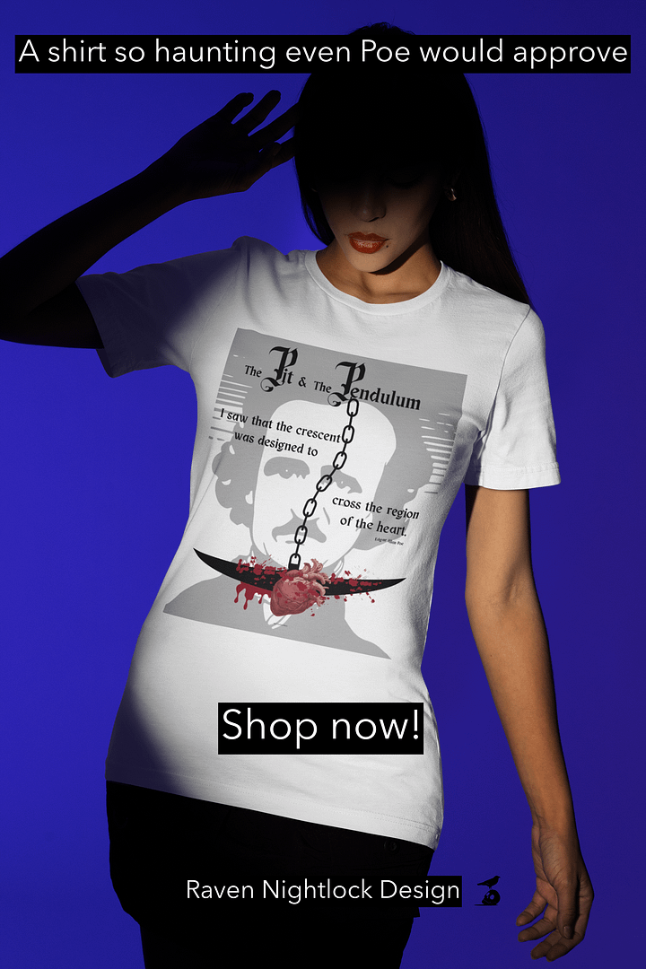 The Pit and the Pendulum Edgar Allan Poe Gothic Horror Tee product image (1)