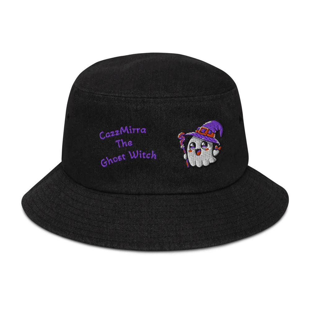 CazzMirra The Ghost Witch Denim Bucket Hat product image (1)