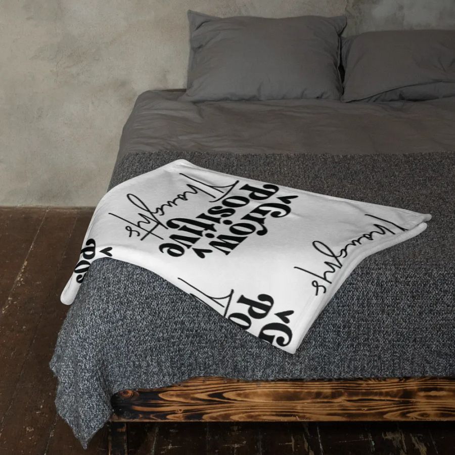 Grow Positive Thoughts Blanket product image (11)