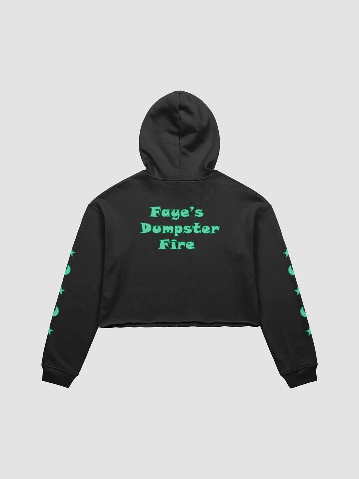 Faye's Dumpster Fire Cropped Hoodie product image (2)
