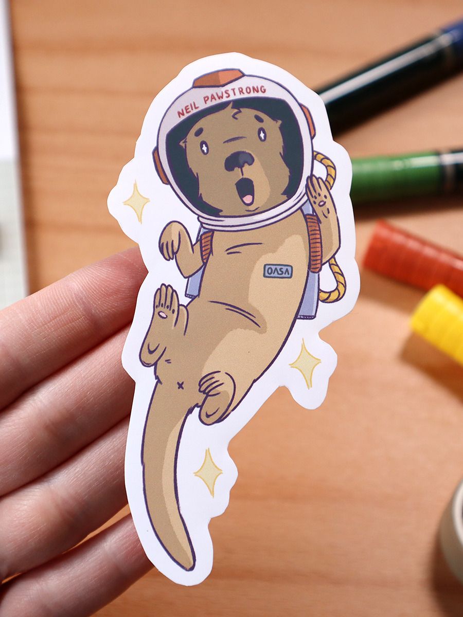 sticker : otternaut product image (3)