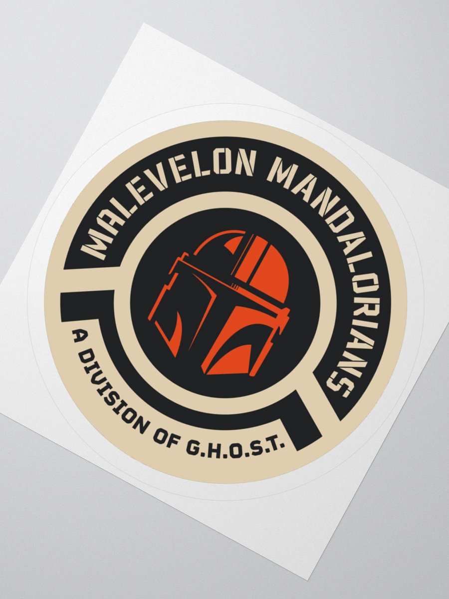 Malevelon Mandalorians Flat Sticker product image (1)