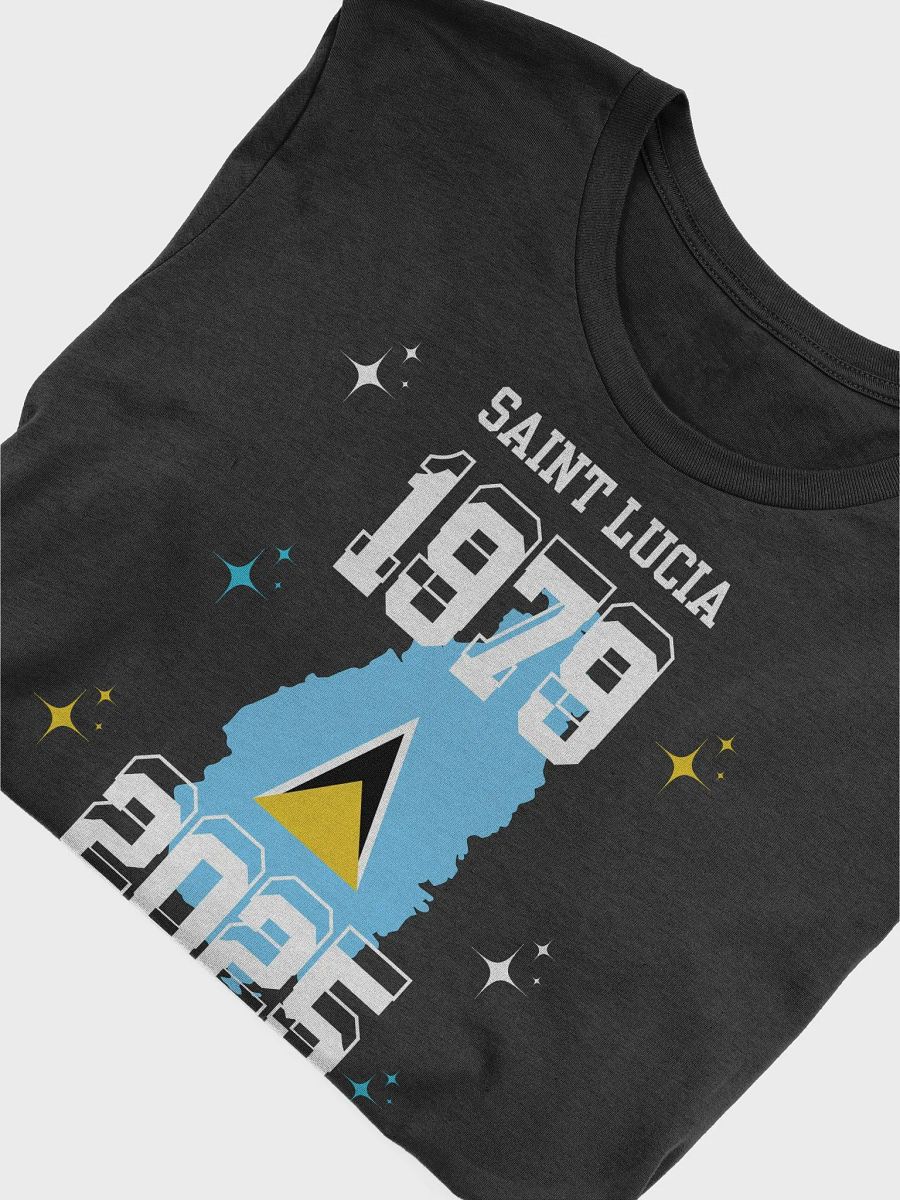 Heartfelt Emblem Saint Lucia Independence T-Shirt product image (45)