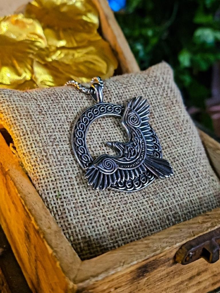 The Armored Kingdom Flight of the Ancient Raven Necklace product image (2)