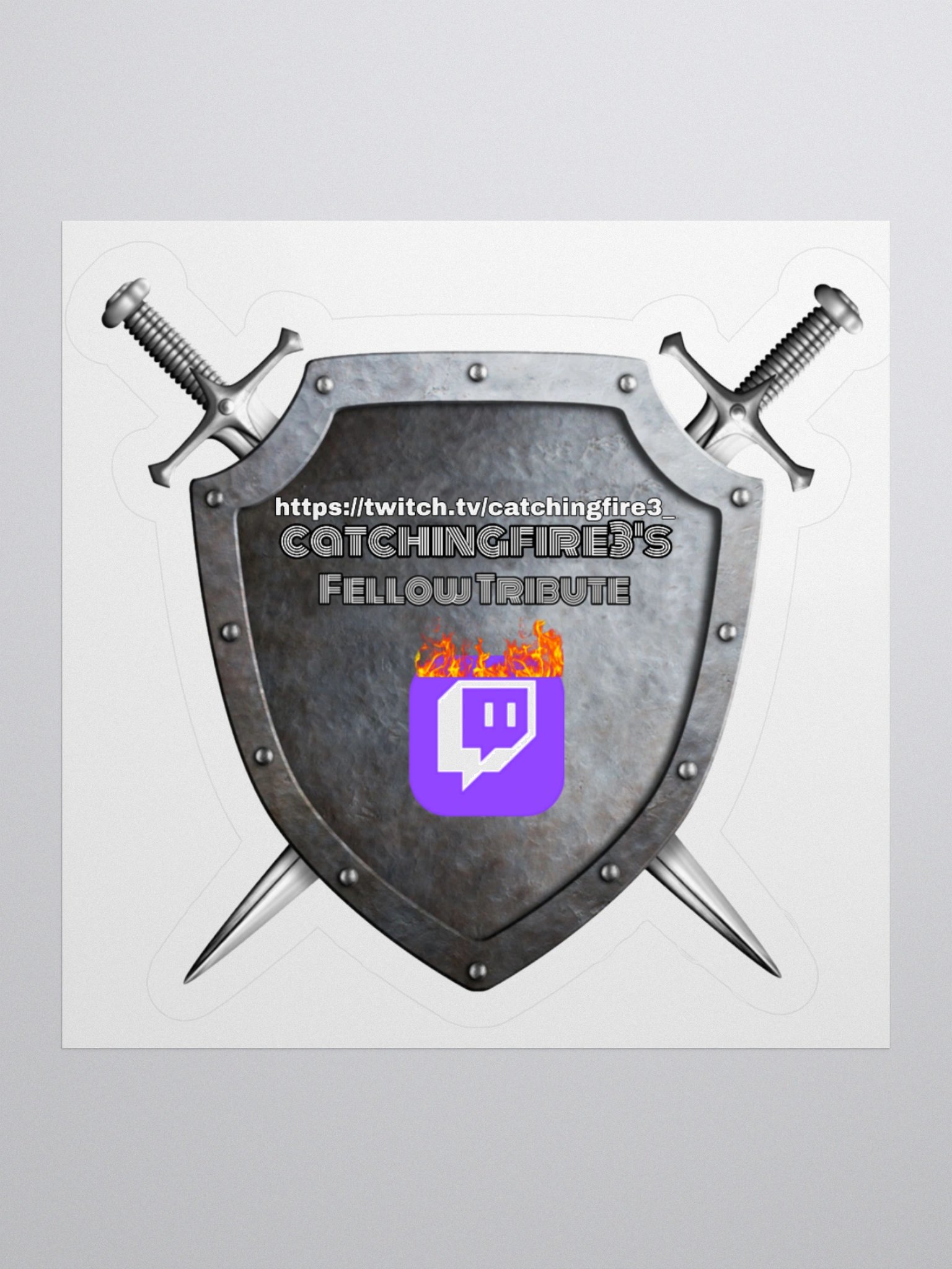 catchingfire3 Twitch fan Sticker product image (1)