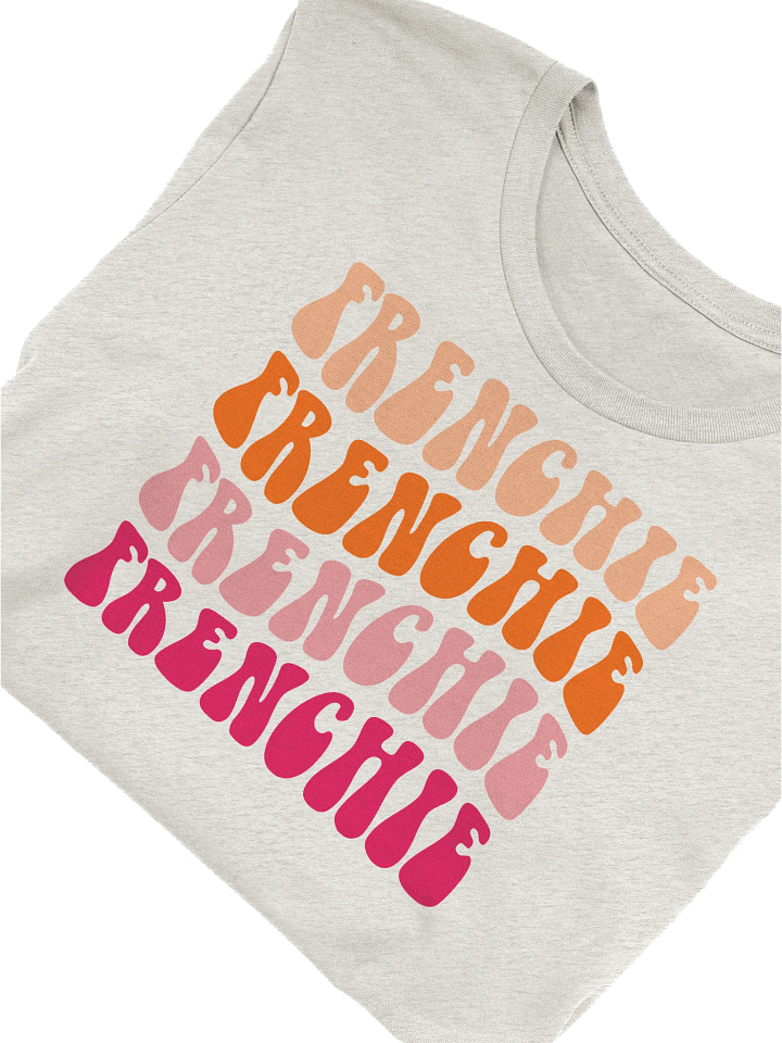 Frenchie Retro Wavy 70's Style Inspired T-Shirt product image (1)
