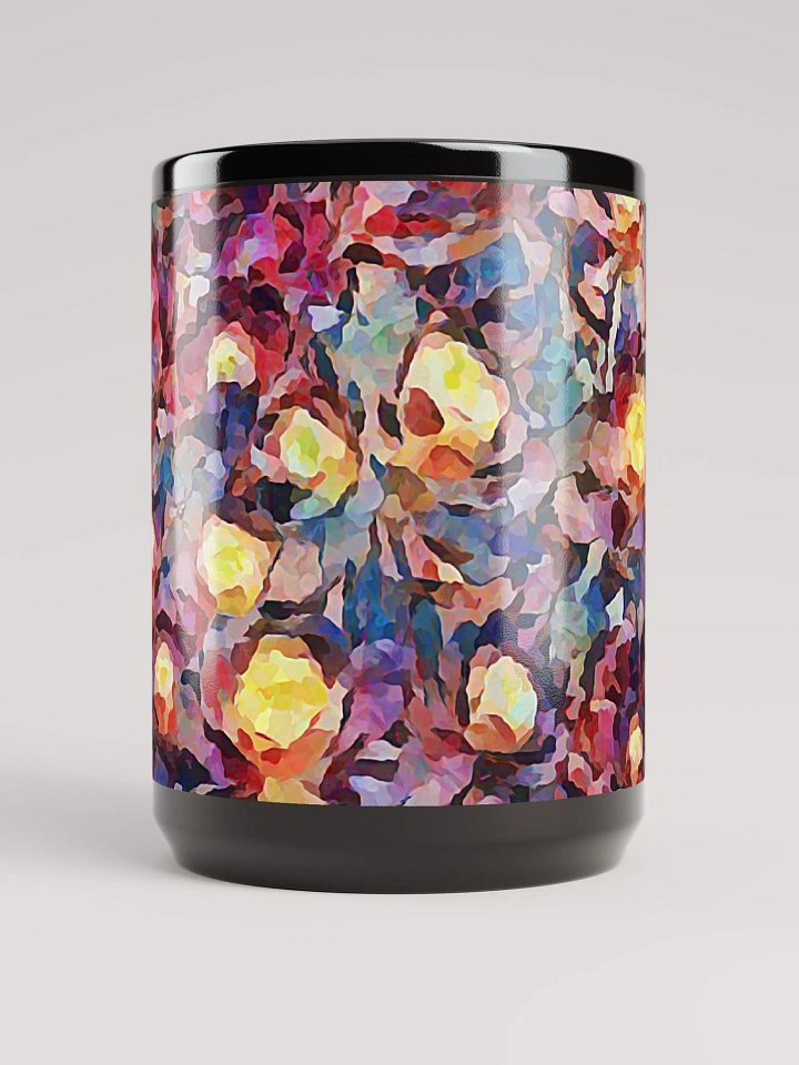 Abstract Graphic | Black Coffee Mug | Radiant Succulent product image (2)
