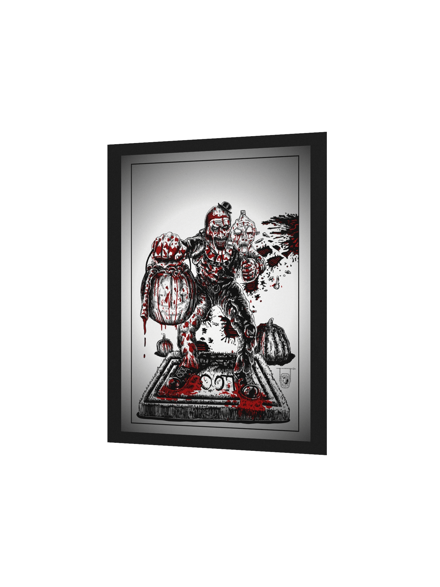 Trick or Treat with Art the Clown- Poster Print (Bloody Version) product image (3)
