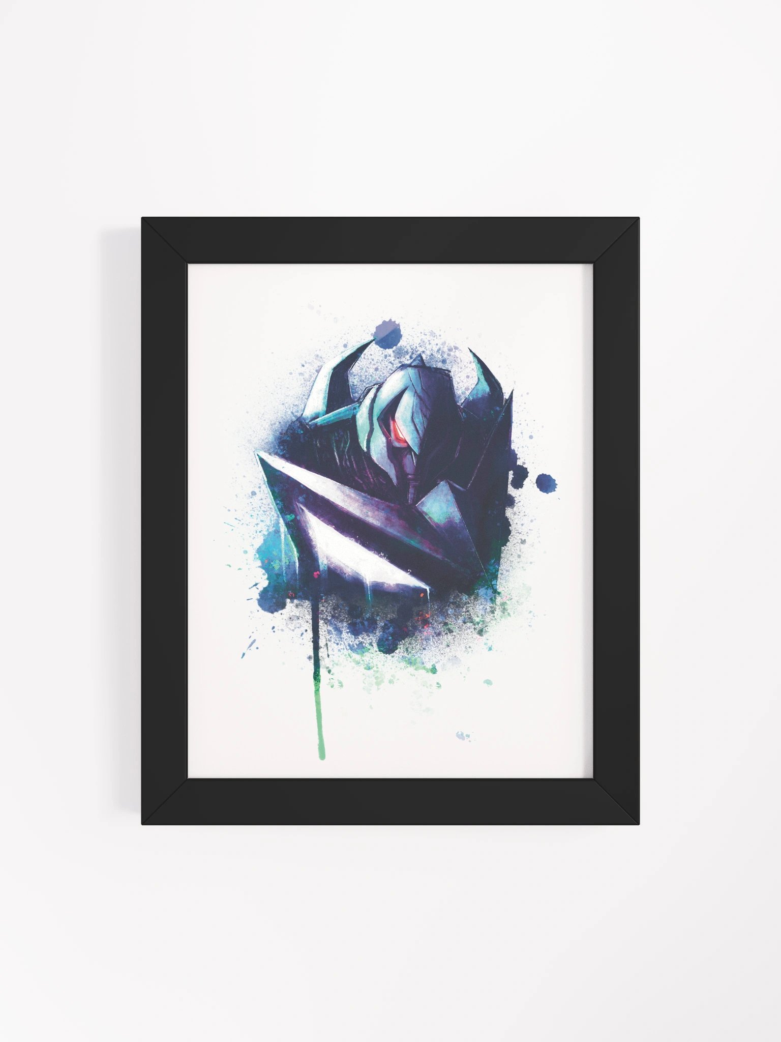 Graphic Spray Framed Poster - Hero (White) product image (4)
