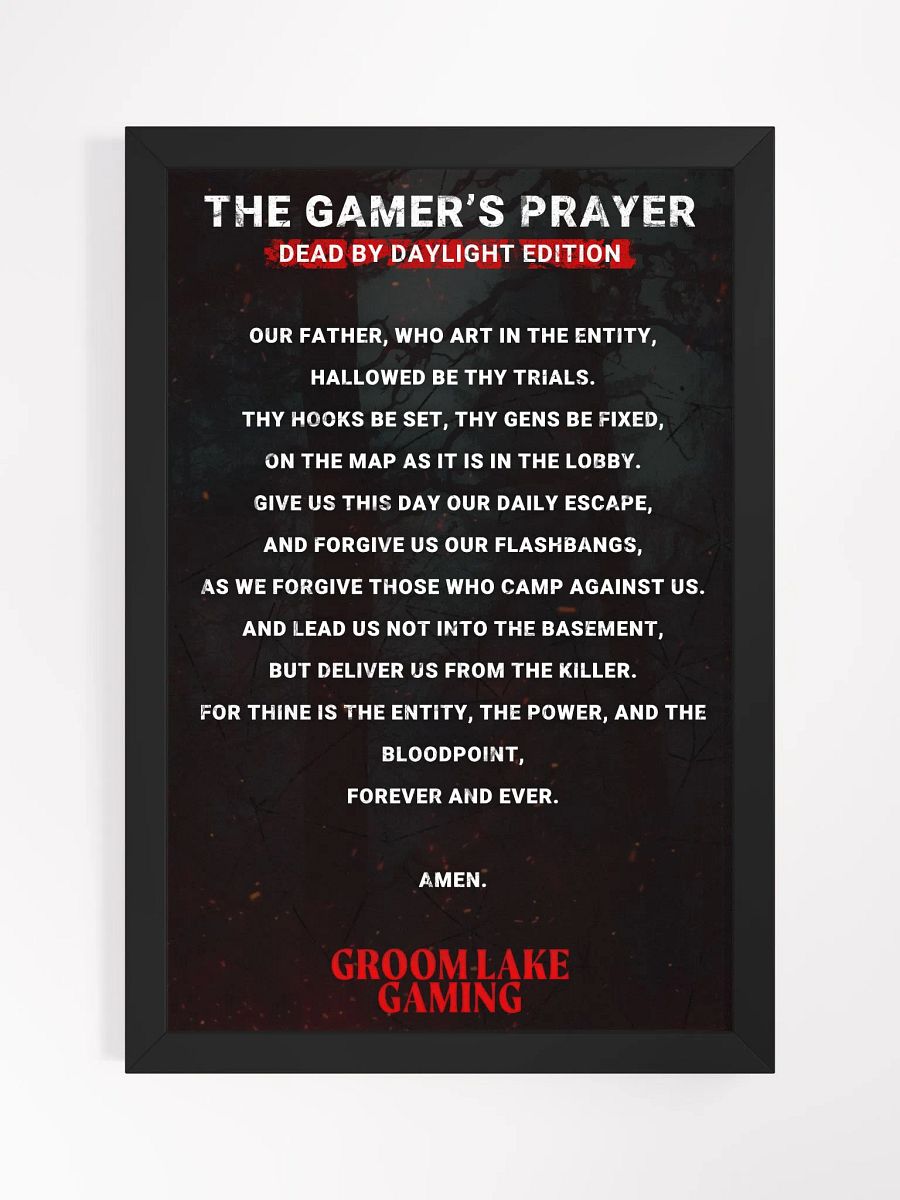 The Gamer's Prayer: DBD Edition product image (2)