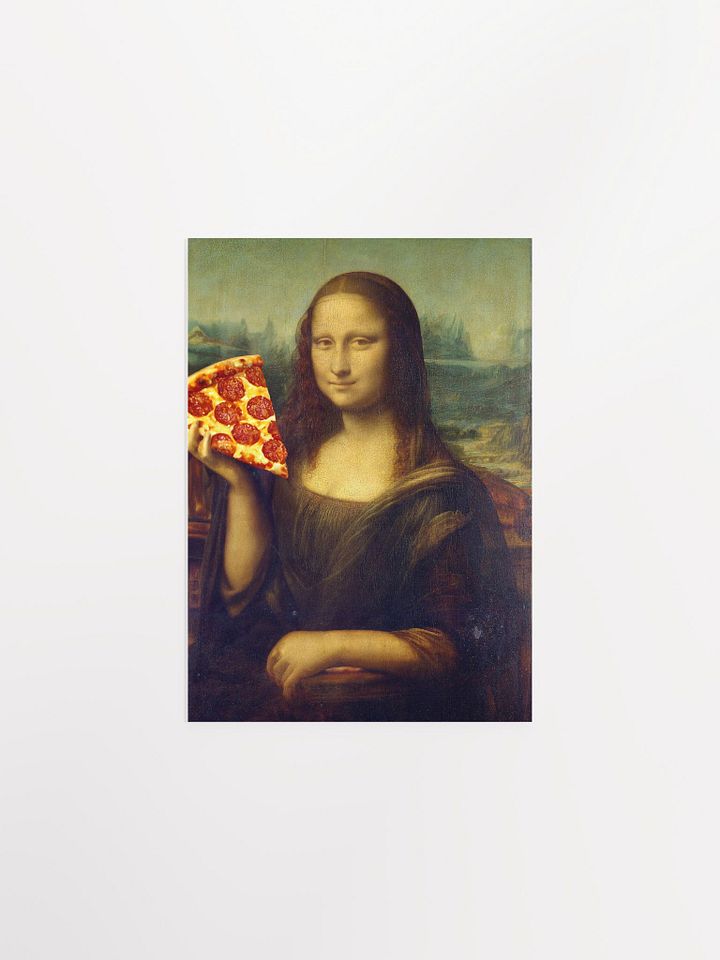 Mona Pizza Matte Poster product image (1)