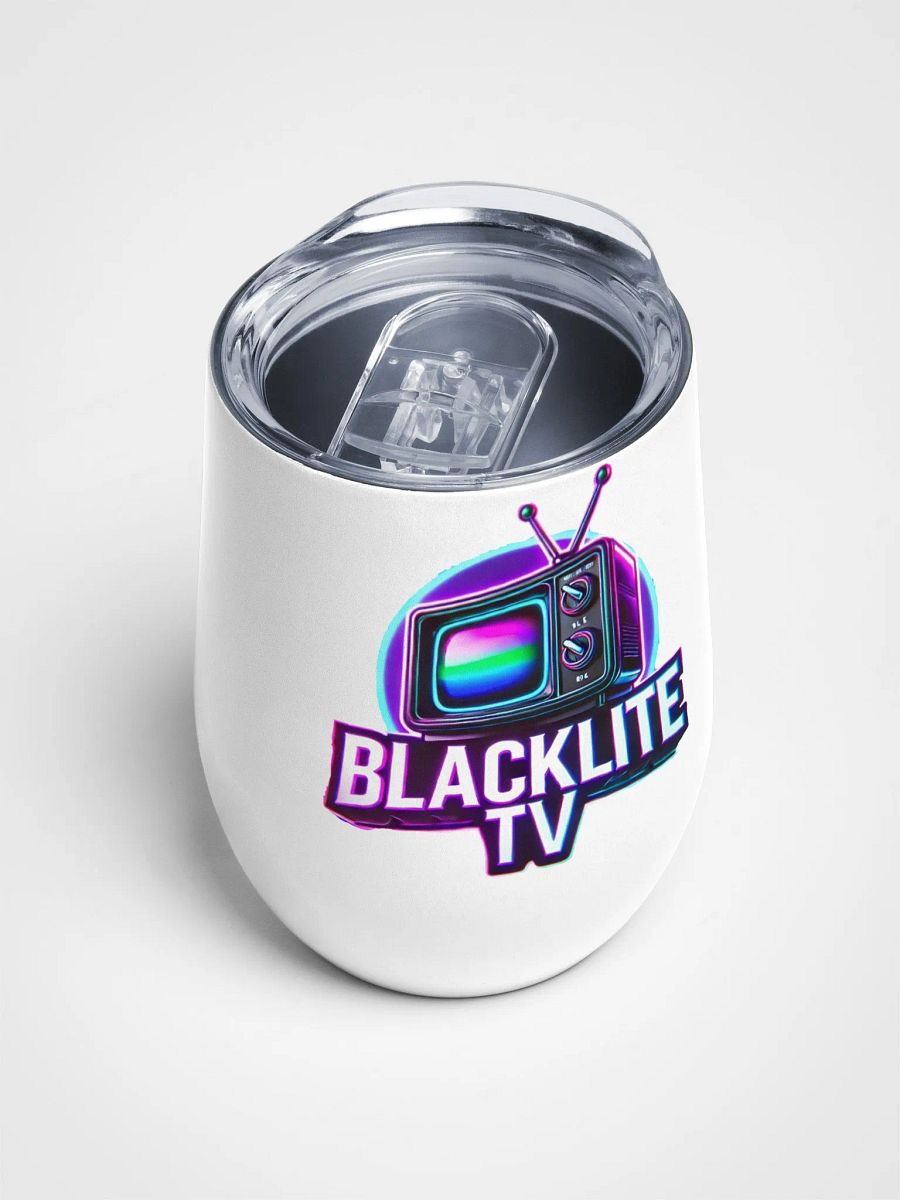 BlackLite TV Neon Retro Wine Tumbler product image (4)