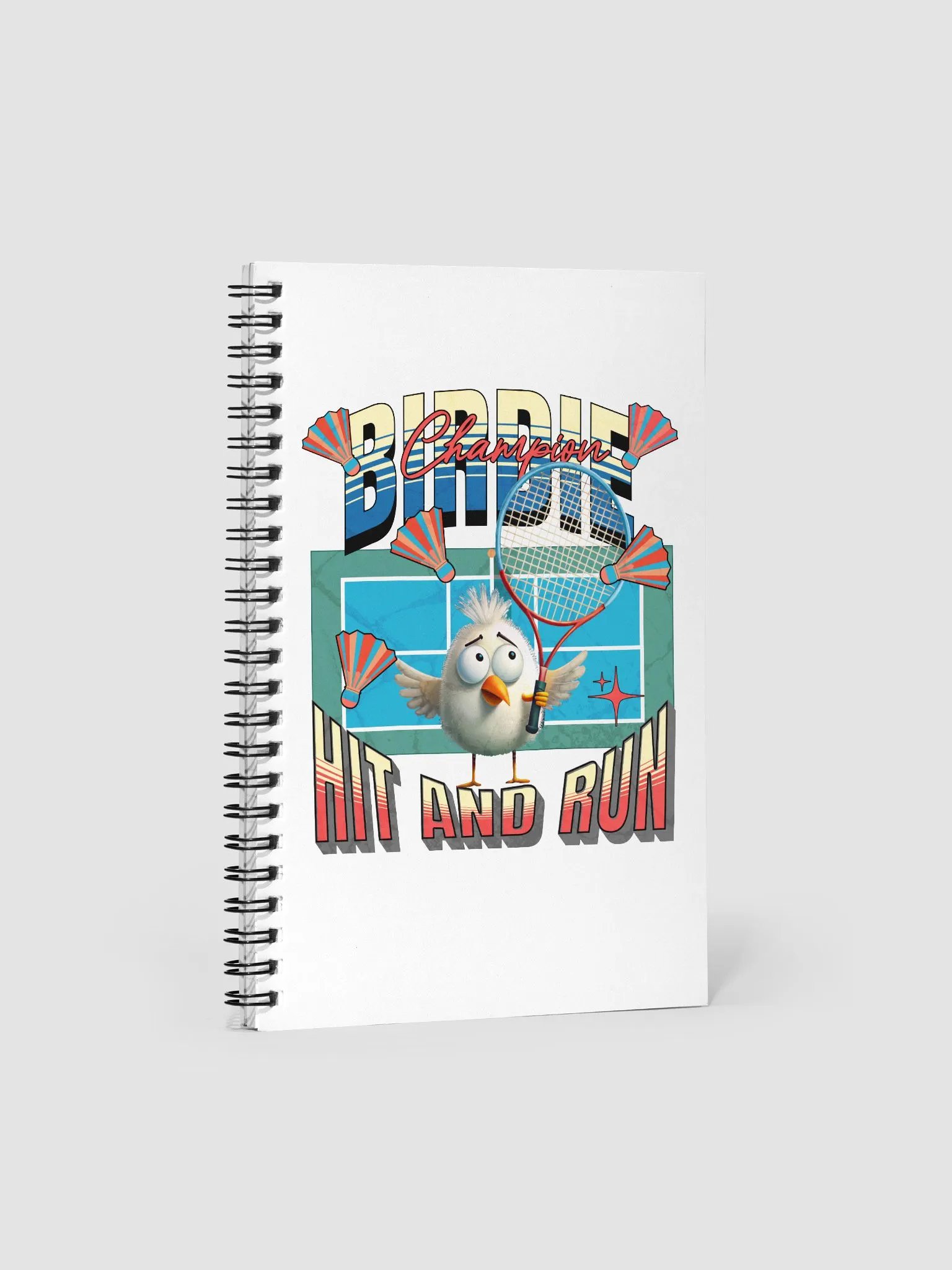 Birdie Champion Hit And Run Spiral Notebook product image (1)