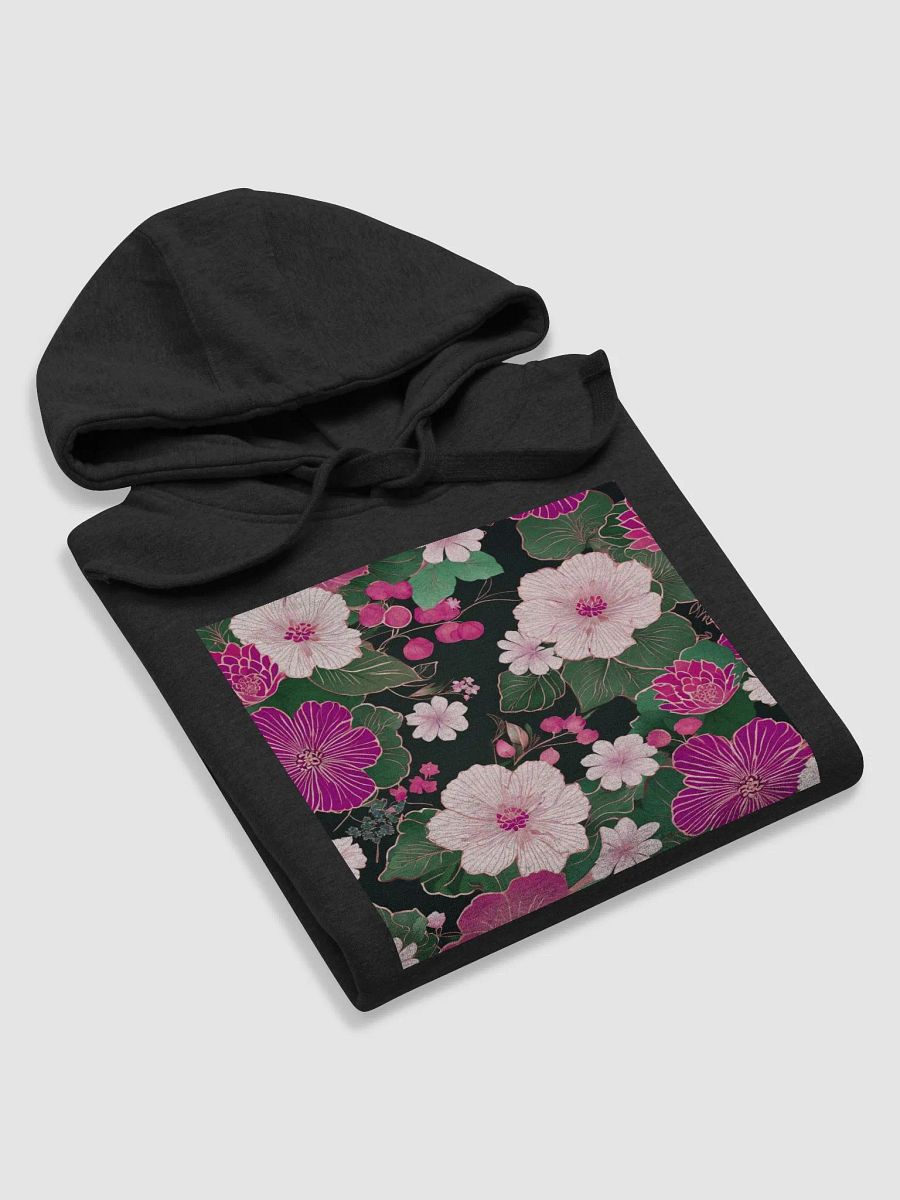 Hoodie Unisex Japanese Flowers Eight product image (5)