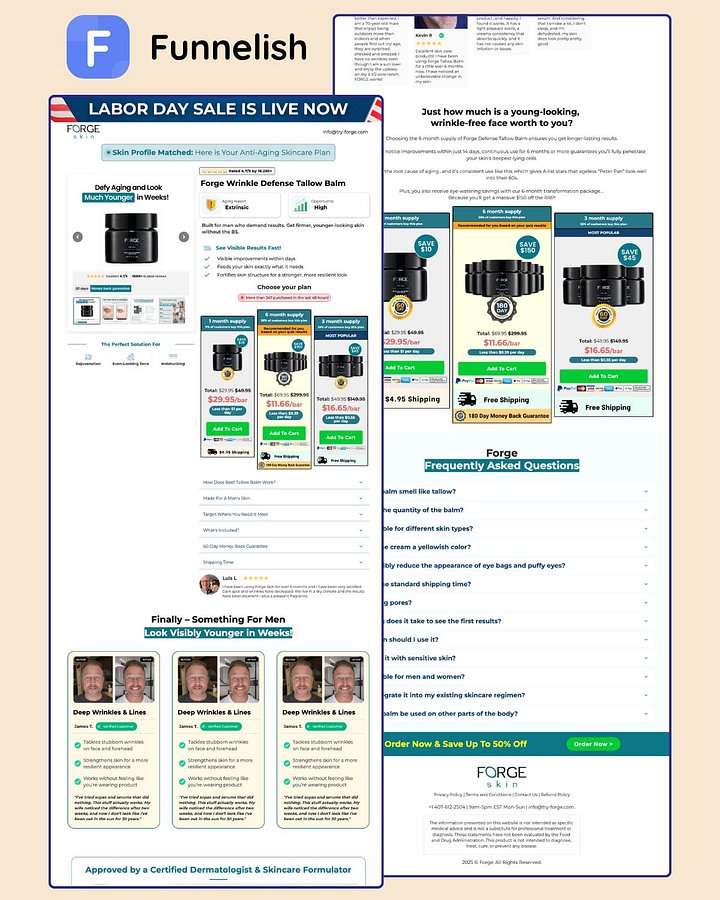 Forge Skin Product Page | Funnelish product image (1)