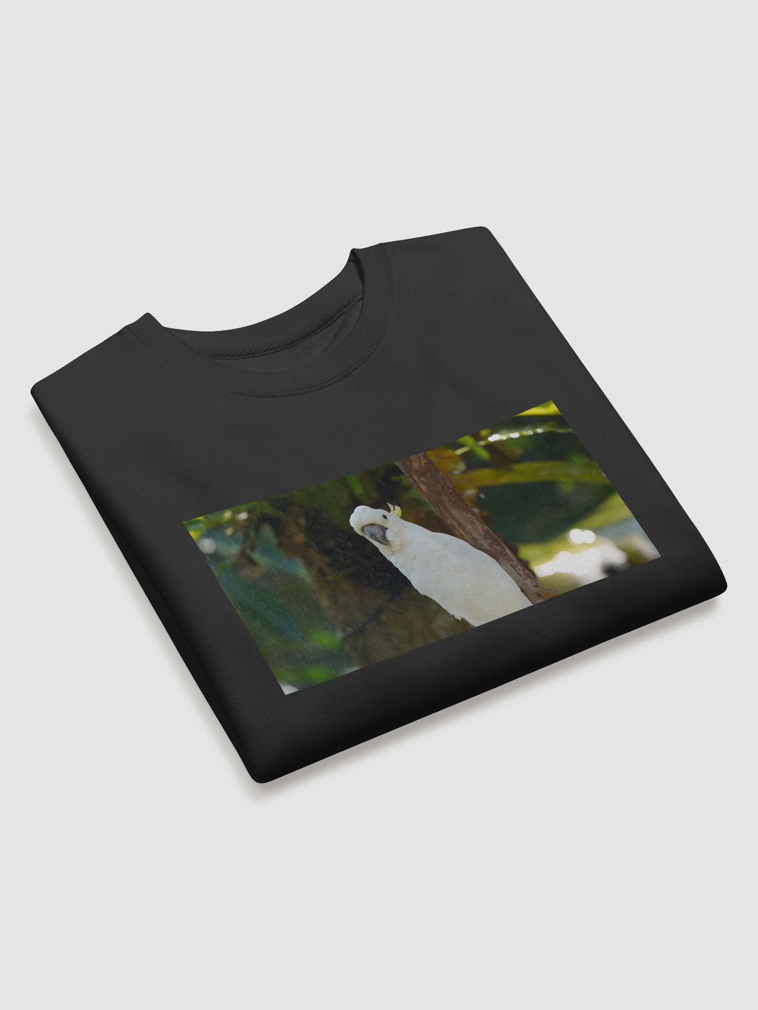 Crested Cockatoo Cotton Sweatshirt product image (3)