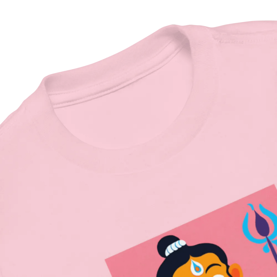 Playful Lord Shiva Pink T-shirt product image (4)