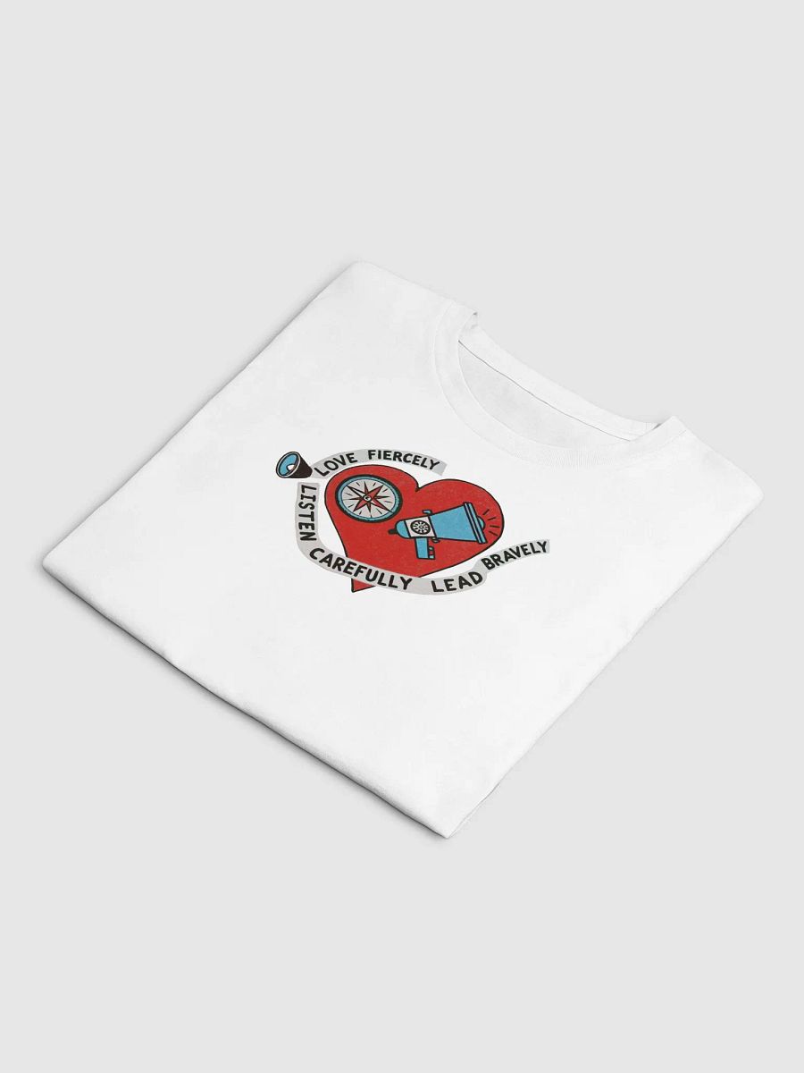 Mom Power | "Love Fiercely, Listen Carefully, Lead Bravely" Women's Premium Crop Top product image (4)