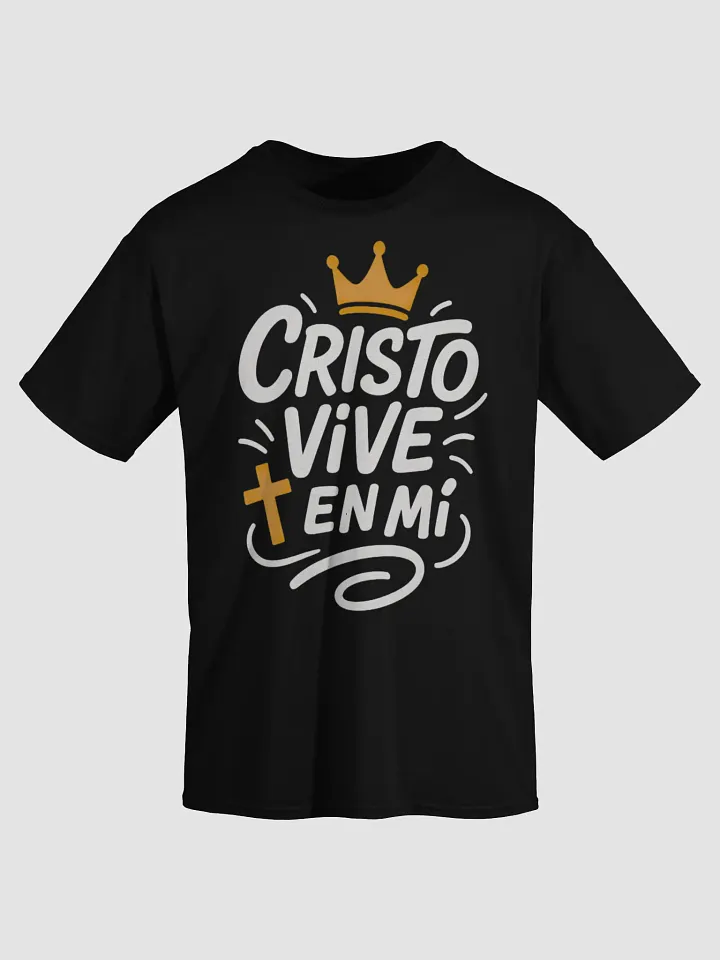 Camiseta Unisex Manga Corta | Cristo vive en mi product image (1)