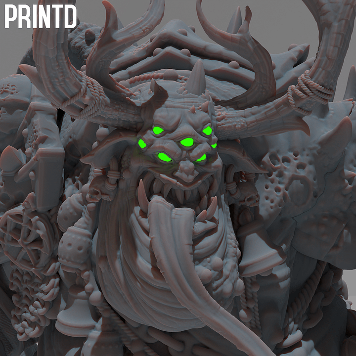 Bozzoth Greater Plague - Demon Resin 3D Printed Model product image (1)