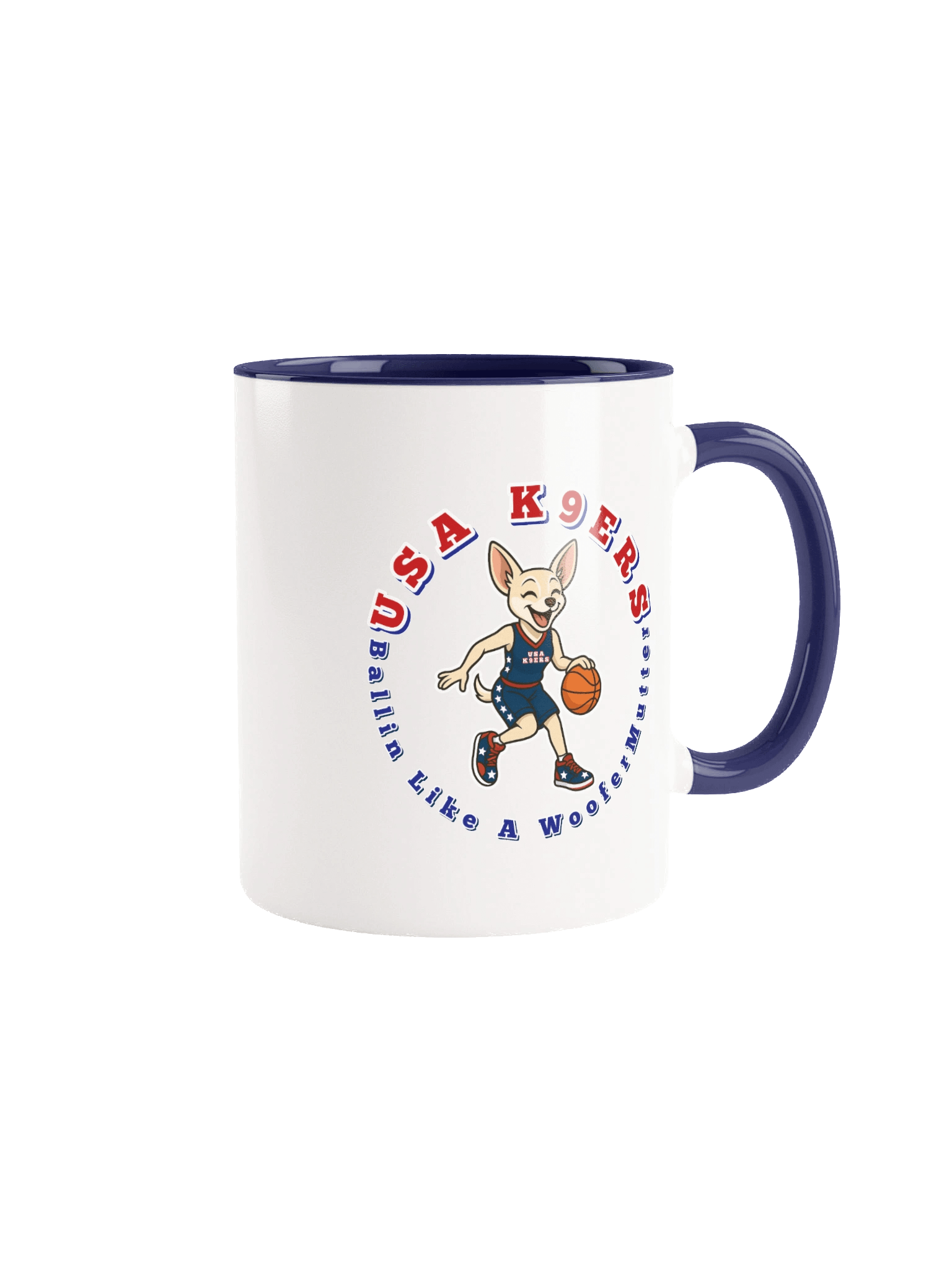 Chihuahua Female USA K9ERS Basketball Mug product image (2)