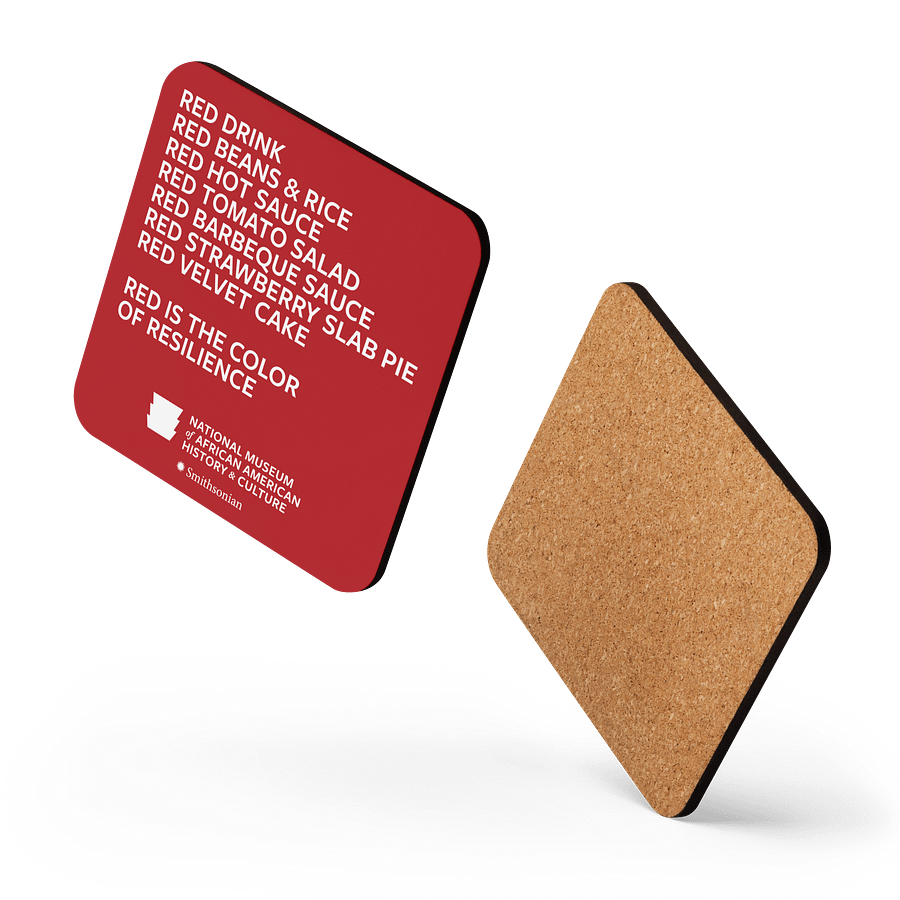 “Red is the Color of Resilience” Coaster Image 5