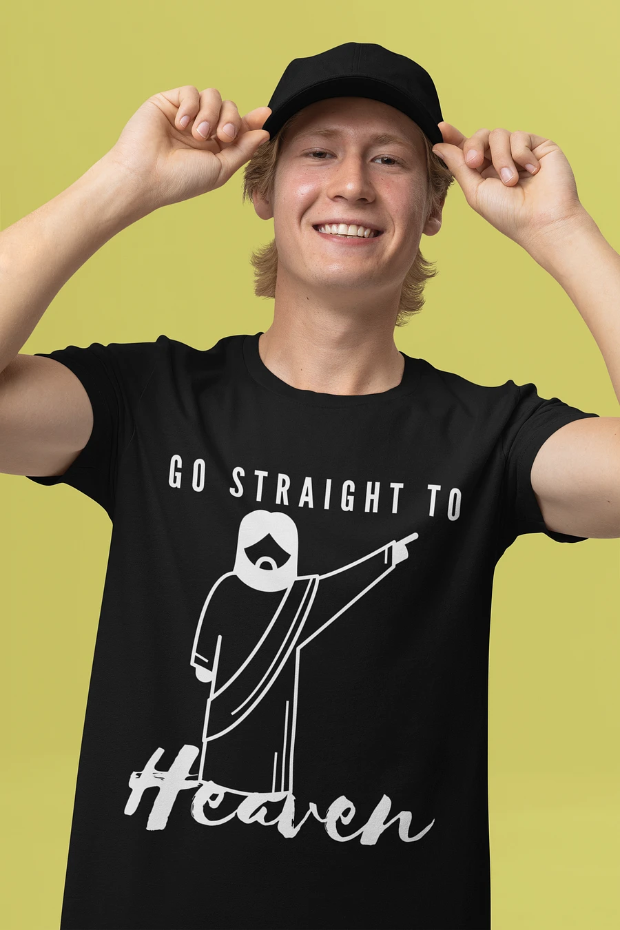 Go Straight To Heaven- Funny Christian T-Shirt product image (1)