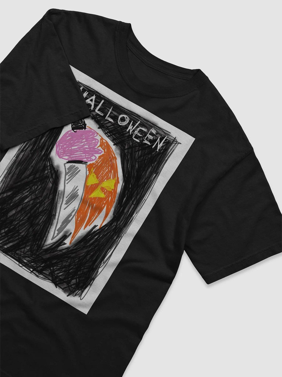 🔥 "Halloween" – CreepyKids Unisex Horror Art Print Tee 🎃💀 product image (3)