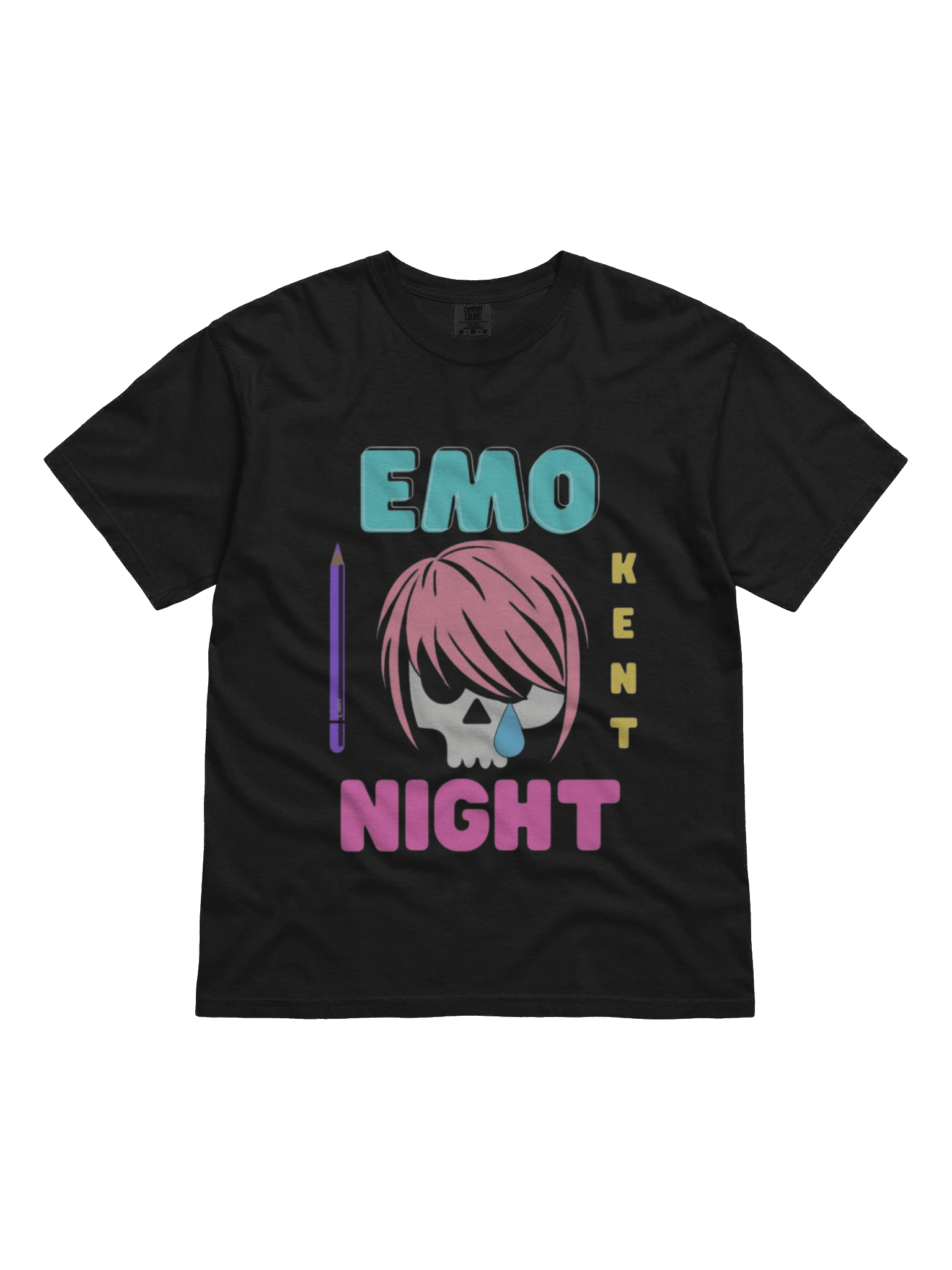 Emo Night Kent Sad Skull Shirt product image (1)