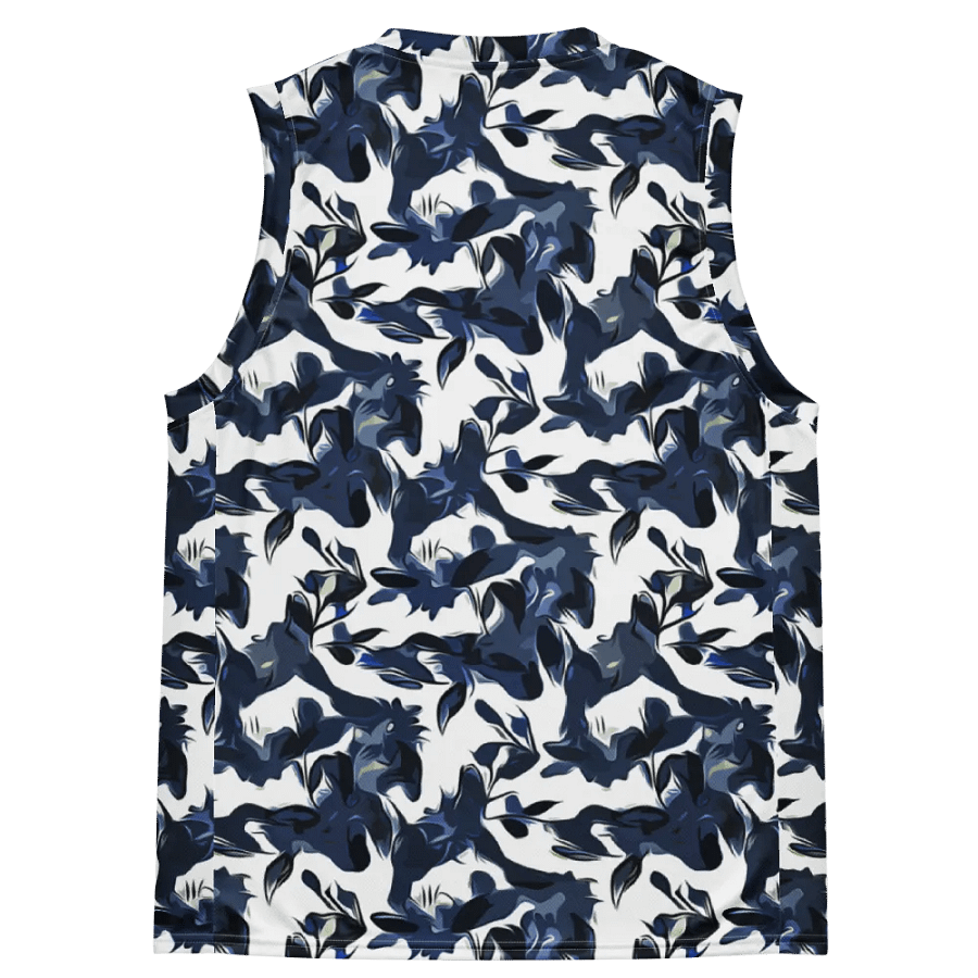 Wild Waves | Recycled Unisex Basketball Jersey product image (3)