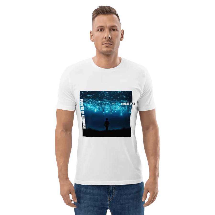 MIDNIGHT IN BLOOM (UNISEX) ORGANIC COTTON (3 colours) product image (3)
