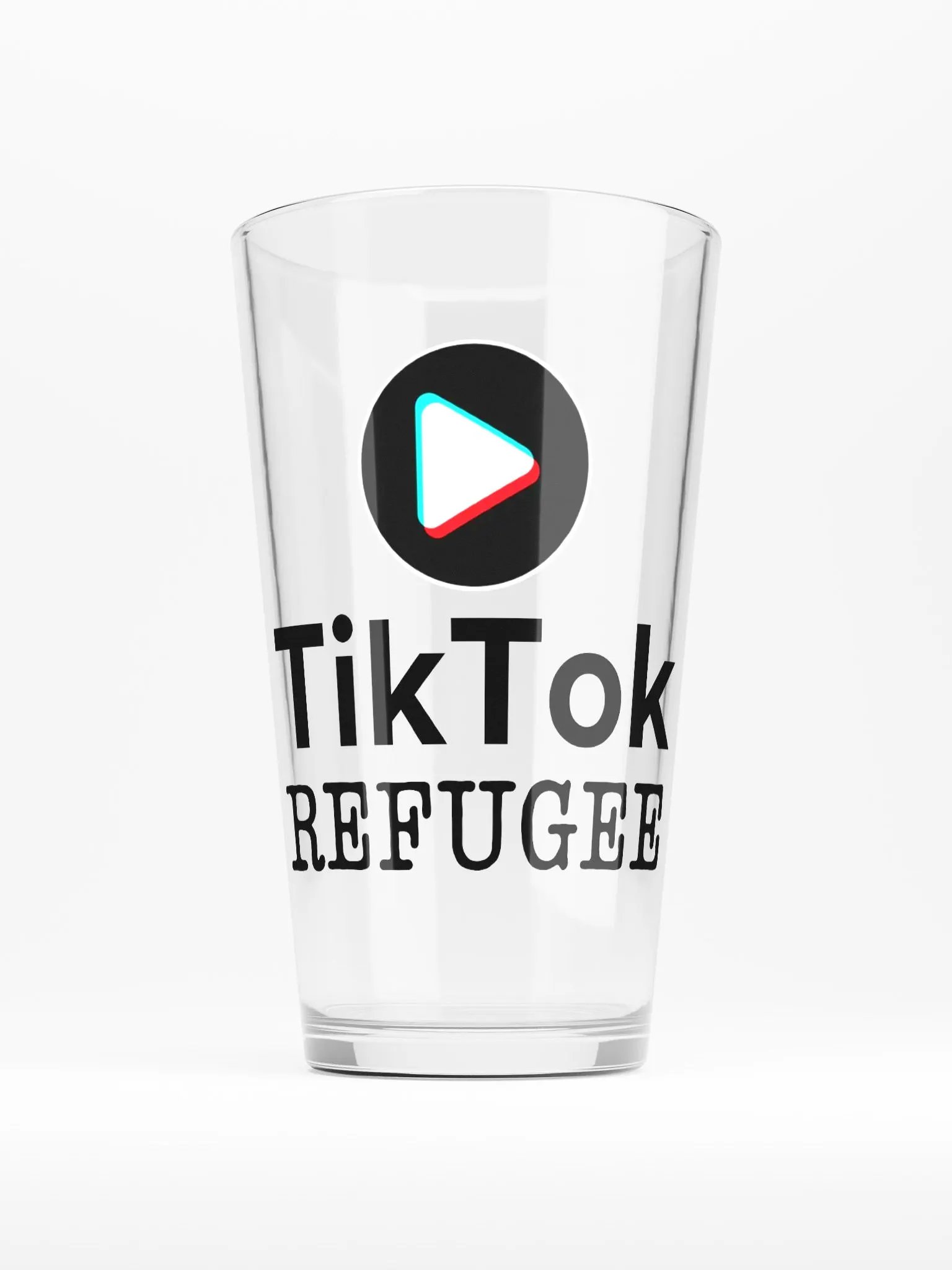 TikTok Refugee Shaker Pint Glass product image (1)