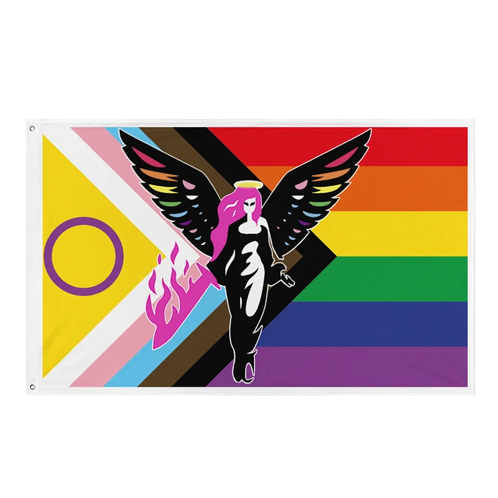 Halo Pride Flag (Horizontal hang) product image (1)