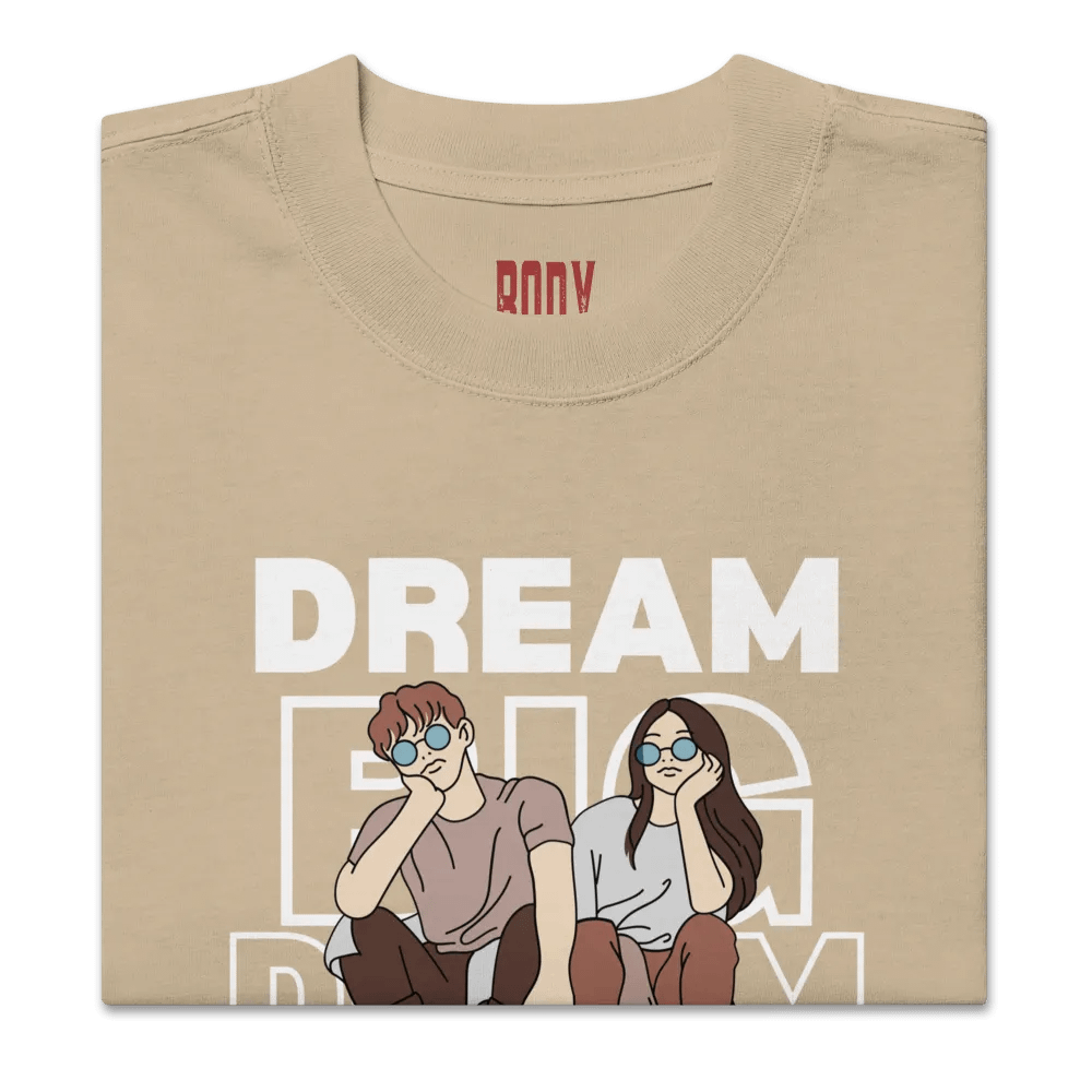 Dream big dream oversized t-shirt product image (5)