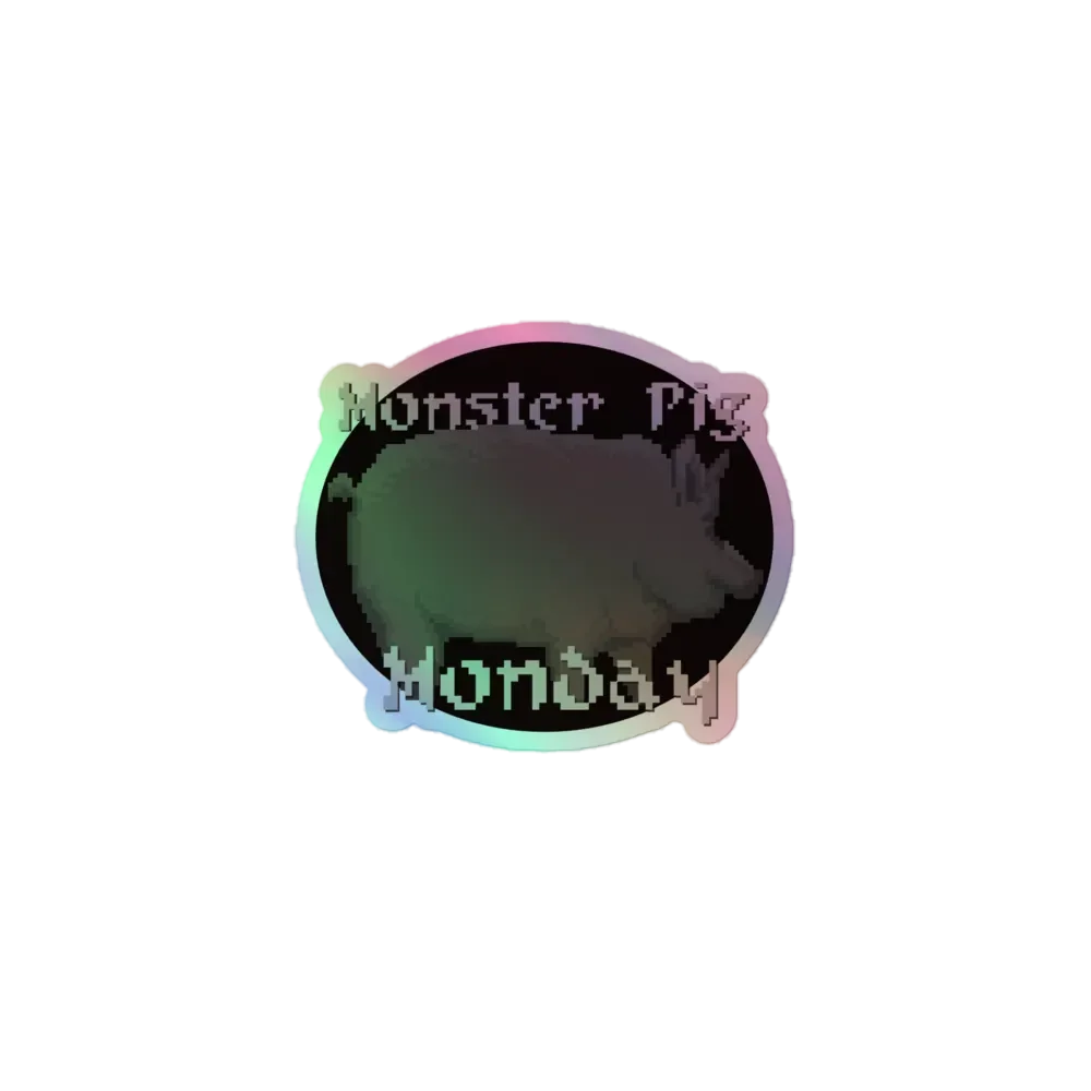 Holo Monday Sticker product image (1)